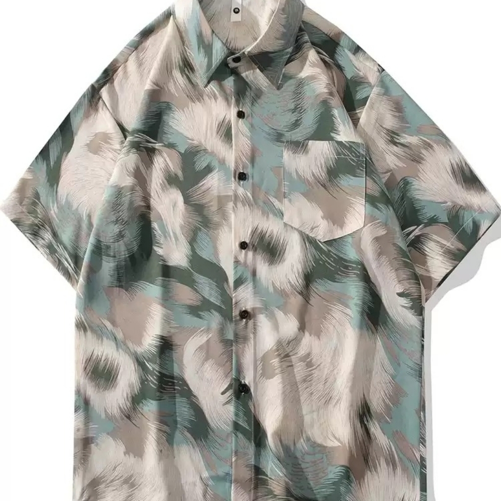 Black White Checkered Utility Shirt